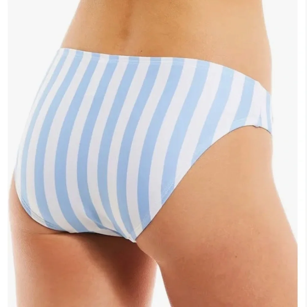 Offshore Striped Bikini Bottom in Blue and White